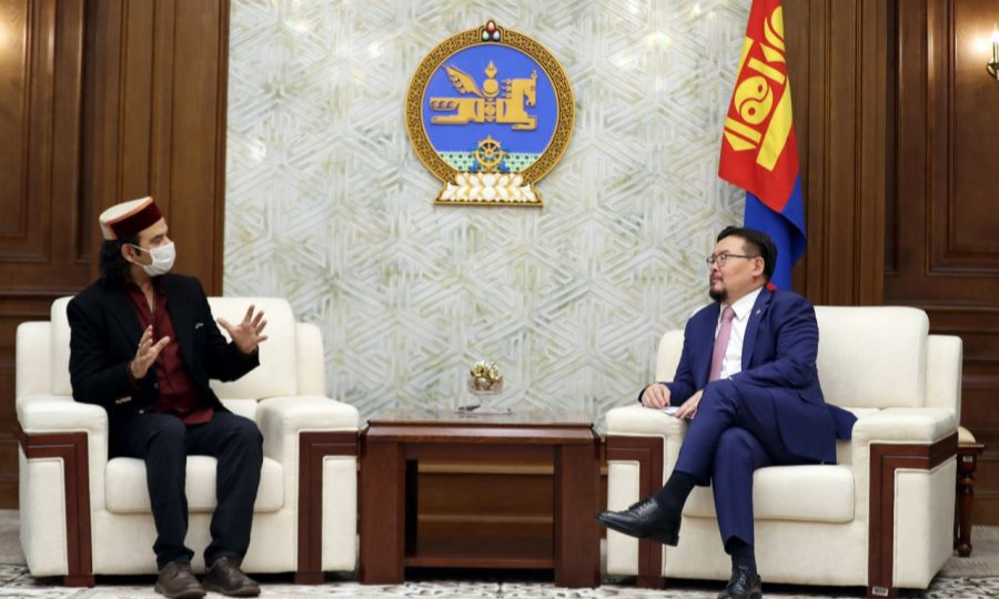 УИХ-ын дарга Г.Занданшатар Монгол Улсын Соёлын элч Мухит Чоуханыг хүлээн авч уулзав
