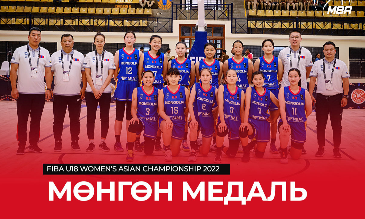 U18 "В" зэрэглэлийн Азийн аварга шалгаруулах тэмцээнээс Монгол улсын шигшээ баг мөнгөн медаль хүртлээ