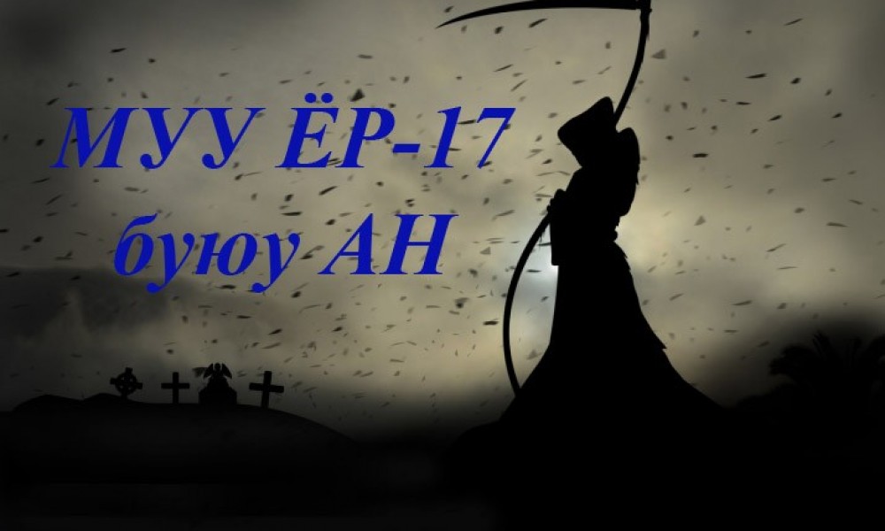 17 гэсэн тоо АН-д муу ёр зөгнөнө үү?